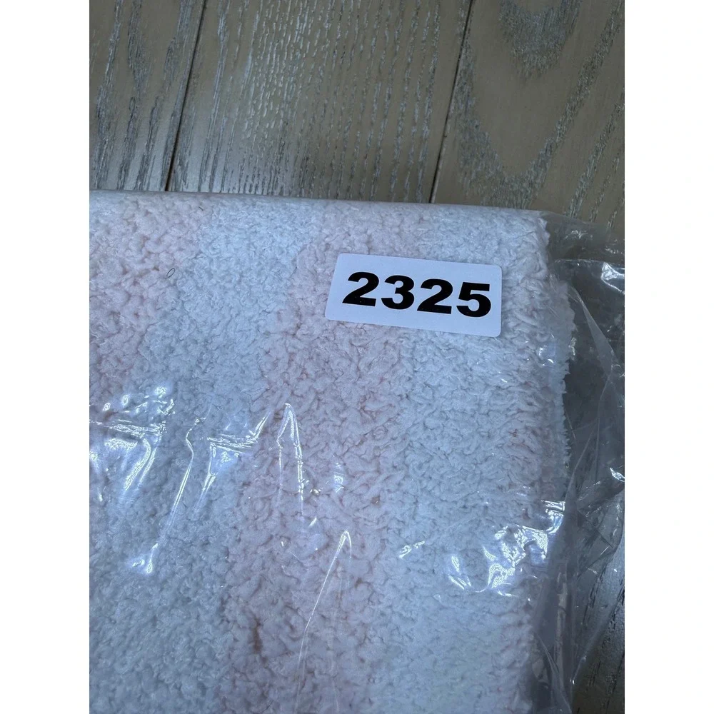 Barefoot Dreams CozyChic Starfish Stripe Reversable‎ Baby Blanket Pink White